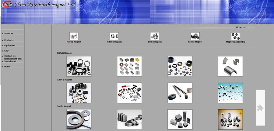 China Rare Earth Magnet Limited